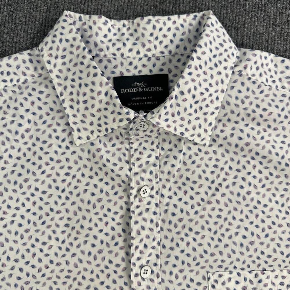 Rodd & Gunn Men’s Cove Road Shirt Original Fit European Cotton Dress Shirt XL